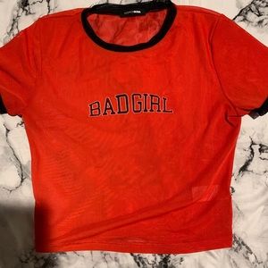 Fashion nova mesh top